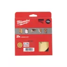 MILWAUKEE Klett-Schleifpad HP 150 mm / P180 8 Löcher (10 Stück)