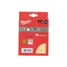 MILWAUKEE Klett-Schleifpad HP 115 x 107 mm / P80 10 Löcher (10 Stück)