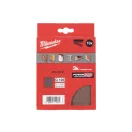 MILWAUKEE Klett-Schleifnetz PG 115 x 107 mm / P120 (10 Stück)