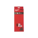 MILWAUKEE Klett-Schleifpad STD 115 x 230 mm / P40 14 Löcher (10 Stück)