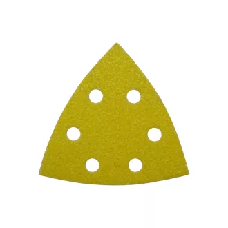   MILWAUKEE Klett-Delta-Schleifpad HP 93 x 93 mm / P80 6 Löcher (10 Stück)