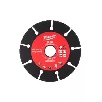   MILWAUKEE Hartmetall-Trennscheibe 125 x 1,0 x 22,2 mm segmentiert