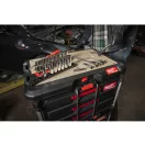 MILWAUKEE Langer Steckschlüsselsatz mit Aufbewahrungsschiene 10 Stück 3/8" 10-19 mm