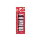 MILWAUKEE Langer Steckschlüsselsatz mit Aufbewahrungsschiene, Zoll, 10-teilig, 3/8 Zoll (5/16 Zoll – 7/8 Zoll)