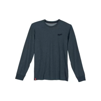 MILWAUKEE Hybrid Langarm-T-Shirt Blau HTLSBLU L