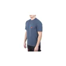 MILWAUKEE Kurzarm-T-Shirt mit Tasche Blau WTSSBLU L