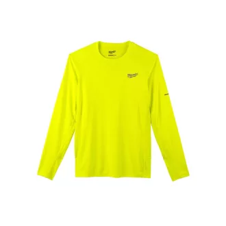 MILWAUKEE Technisches Langarm-T-Shirt Gelb WWLSYL M