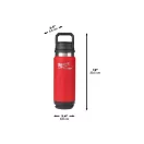 MILWAUKEE Wasserflasche Rot 710 ml PACKOUT™