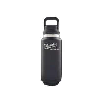 MILWAUKEE Wasserflasche Schwarz 1065 ml PACKOUT™