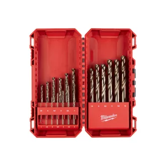MILWAUKEE Spiralbohrer-Set 19-teilig HSS-G CO DIN 338