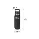 MILWAUKEE Wasserflasche Schwarz 532 ml PACKOUT™