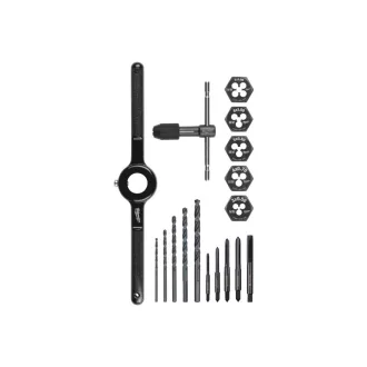 MILWAUKEE Handgewindeschneider und Bohrersatz, 17-teilig