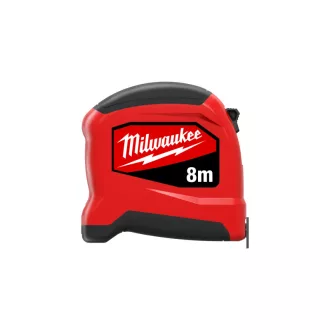 MILWAUKEE Maßband 8 m x 25 mm metrisch SLIMLINE (GEN 2)