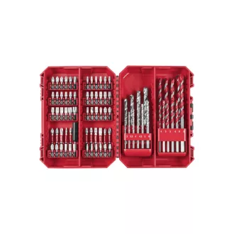 MILWAUKEE Bit- und Bohrerset 80-teilig