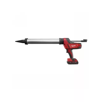   MILWAUKEE Akku-Spachtel- und Klebepistole 600 ml C18 PCG/600A-201B (1 x 2,0 Ah Akku + Ladegerät).