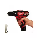 MILWAUKEE Akku-Schlagbohrschrauber M12 BPD-202C (2 x 2,0 Ah Akku + Ladegerät)