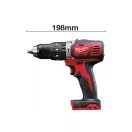 MILWAUKEE Akku-Schlagbohrschrauber M18 BPD-0 (ohne Akku + Ladegerät)