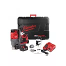 MILWAUKEE Akku-Magnetbohrständer M18 FMDP-502C (2 x 5,0 Ah Akkus + Ladegerät)