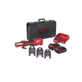   MILWAUKEE Akku-Hydraulikpresse M18 BLHPT-202C M-SET (2 x 2,0 Ah Akku + Ladegerät)