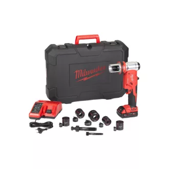   MILWAUKEE Akku-hydraulische Stanzmaschine M18 HKP-201CA (1 x 2,0 Ah Akku + Ladegerät)