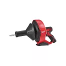MILWAUKEE Akku-Abflussrohrreiniger M12 BDC8-202C mit 8 mm x 7,6 m Spirale (2 x 2,0 Ah Akku + Ladegerät).