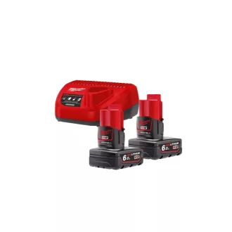 MILWAUKEE Akku- und Ladegerät-Set M12NRG-602