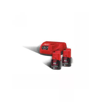 MILWAUKEE Akku- und Ladegerät-Set M12NRG-202