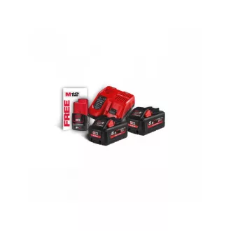 MILWAUKEE Akku- und Ladegerät-Set M18 HNRG-552