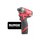 MILWAUKEE Akku-Schlagschrauber M12 FQID-202 x 1/4" HEX (2 x 2,0 Ah Akku + Ladegerät)