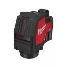 MILWAUKEE Akku-Kreuzlinienlaser L4 CLL-301C (1 x 3,0 Ah Akku + USB-Ladekabel)