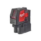 MILWAUKEE Akku-Kreuzlinien- und Punktlaser L4 CLLP-301C (1 x 3,0 Ah Akku + USB-Ladekabel)