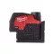 MILWAUKEE Akku-Kreuzlinien- und Punktlaser M12 CLLP-301C (1 x 3,0 Ah Akku + USB-Ladekabel)