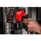 MILWAUKEE Akku-Kreuzlinien- und Punktlaser M12 CLLP-301C (1 x 3,0 Ah Akku + USB-Ladekabel)