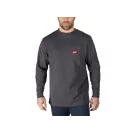MILWAUKEE Langarm-T-Shirt Grau WTLSG-M WORKSKIN™
