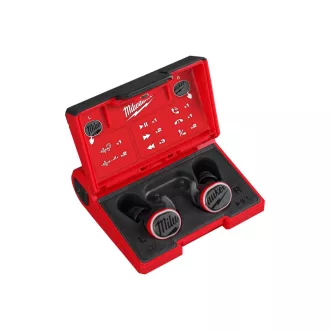   MILWAUKEE Nachfüllbare Gehörschutzstöpsel mit BLUETOOTH-Funktion L4 RLEPB-301 USB (3,0 Ah/4,0V)