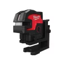 MILWAUKEE Akkubetriebener selbstausrichtender Kreuzlinien- und Punktlaser grün M12 CLL4P-0C (ohne Akku + Ladegerät)