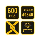 VOREL Drahtklammer für Zange E-Typ 49840 (600 Stück)