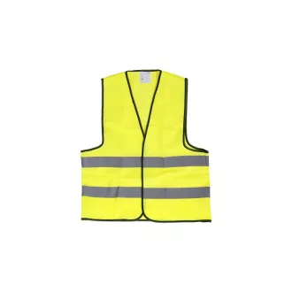 Weste mit reflektierenden Streifen FLUO gelb XXL