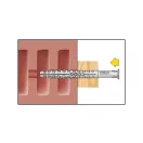 CELO Kunststoffdübel für Hohlkörper HBR 10 x 135 + Schraube 7,0 x 142 (5 Stück)