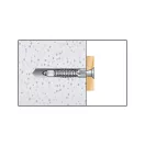 CELO MZK Universal-Kragen-Kunststoffdübel 10 x 60 + 7,0 x 80 Sechskantschraube (5 Stück)