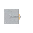 CELO MZ Universal-Kunststoffdübel 12 x 72 + 8,0 x 90 Holzschraube (2 Stück)