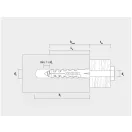 CELO Flügeldübel F 14+SKS 10x90 (2 Stück)