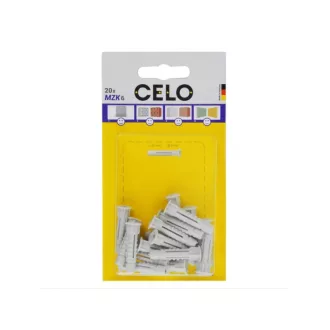 CELO MZK Universalkragen Kunststoffdübel 6 x 30 (20 Stück)