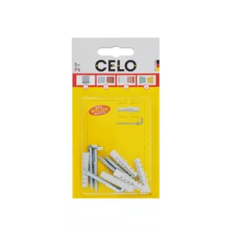 CELO NF 6 Flügeldübel + 4,2 x 40 Hakenschraube (5 Stück)