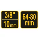 VOREL Ölfilter-Entfernungsschlüssel verstellbar 64 - 80 mm