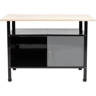 VOREL Cabinet Arbeitstisch mit 1 Tür 1160 x 600 x 830 mm