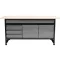 VOREL Cabinet Arbeitstisch mit 4 Schubladen und 2 Türen 1700 x 600 x 840 mm