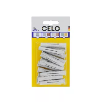 CELO MZK Universalkragen Kunststoffdübel 8 x 49 (15 Stück)