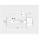 CELO NF 8 Flügeldübel (20 Stück)
