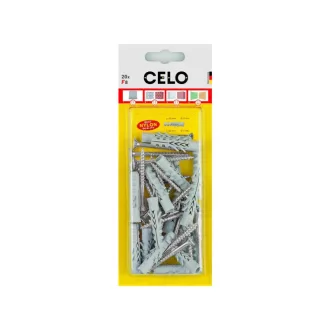   CELO NF 8 Flügeldübel + 5 x 50 Sechskantschraube (5 Stück)